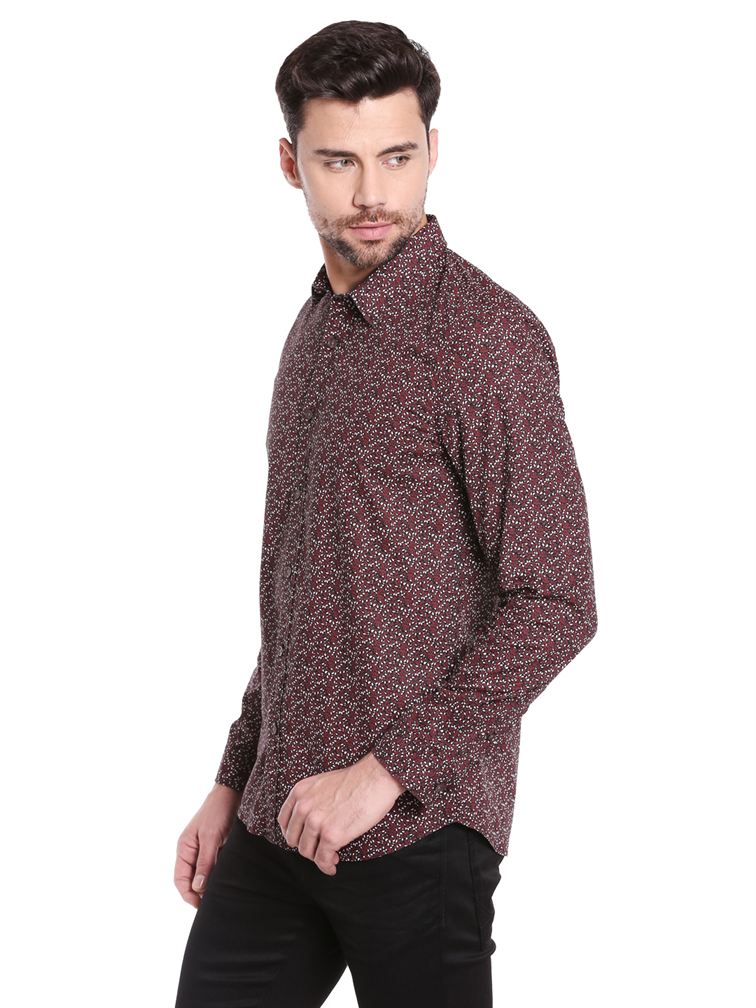 Jack n Jones Men Casual Wear Printed Shirt